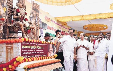 PMK’s Dr S Ramadoss commencing his awareness campaign from Valluvar Kottam | Ashwin Prasath