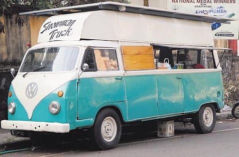 Solar-run food truck launched by Visakh R