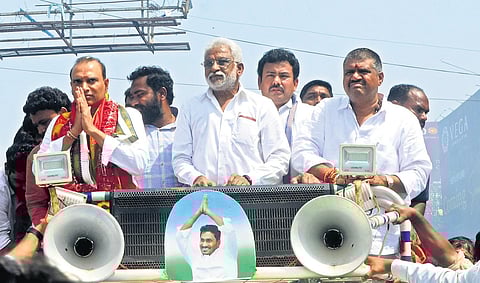 YSRC, TDP, BJP candidates file nomination papers for MLC election in AP