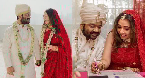 Maanvi Gagroo and Kumar Varun are now married. (Photos | Instagram)
