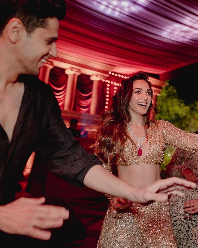 Sidharth and Kiara dance the night away during their sangeet. (Photo | Kiara Advani Instagram)