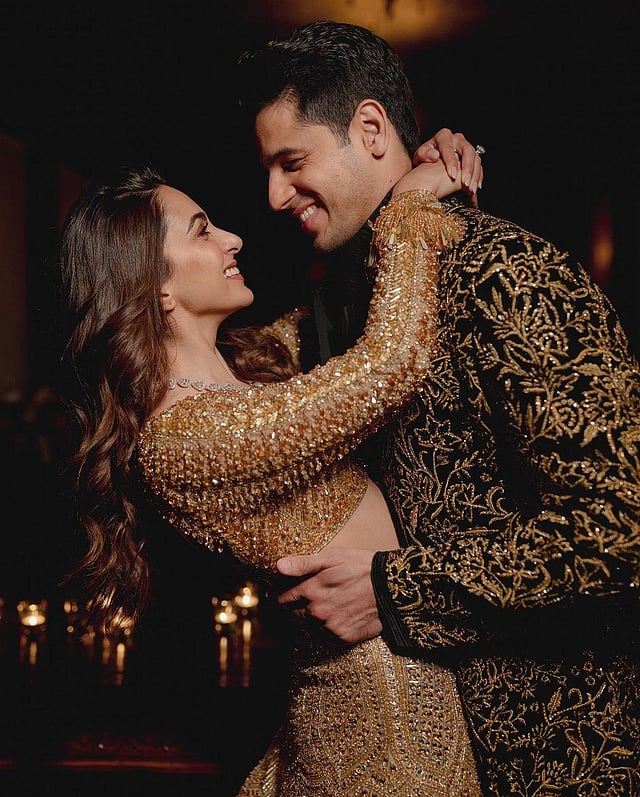 A romantic frame-worthy picture of the newly-weds. (Photo | Kiara Advani Instagram)