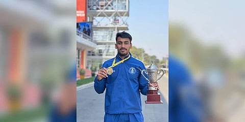 Indian Navy rower Satnam Singh