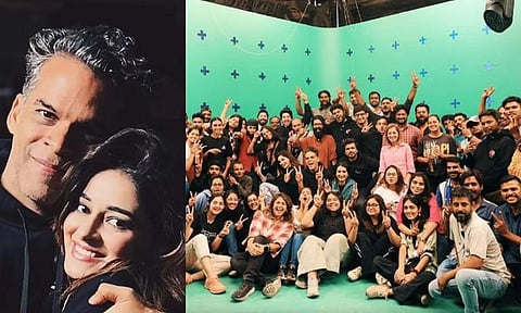 Vikramaditya also posted a photo with Ananya on Instagram.