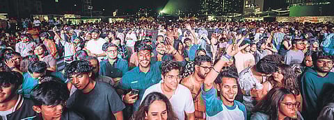 Audience at the concert