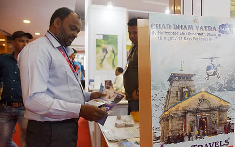 Travel and Tourism Fair underway in Nandanam Trade Center in Chennai. (Photo | R Satish Babu, EPS)