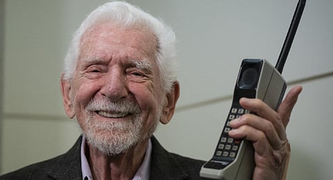 Marty Cooper, the inventor of first commercial mobile phone. (Photo | AP)