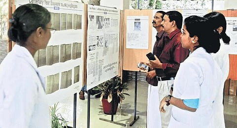 An exhibition at the Mental Health Centre at Kuthiravattom