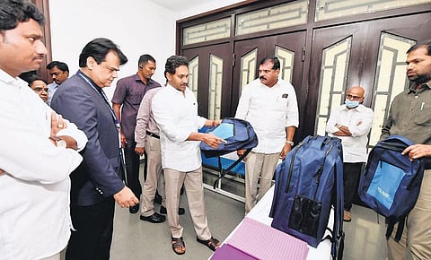 Jagan said steps should also be taken to train students in English to make them face global competition.