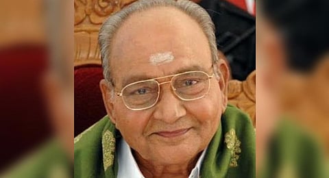 Legendary filmmaker K Viswanath, popularly known as Kala Tapasvi. (Photo | YouTube)