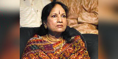 Playback singer Vani Jairam.(File Photo | P Jawahar EPS)