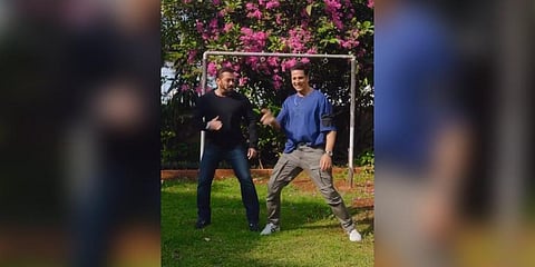 Actors Akshay Kumar and Salman Khan