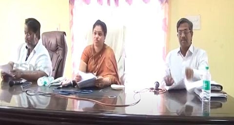 Sangareddy municipal chairperson M Vijayalakshmi (Photo | Youtube)