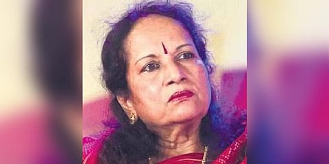 Playback singer and Padma Bhushan awardee Vani Jayaram