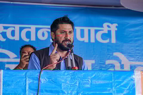 Rastriya Swatantra Party chairperson Rabi Lamichhane. (Photo | Rabi Lamichhane Twitter)