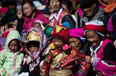Around a million children of the Tibetan minority were being affected by Chinese government policies aimed at assimilating Tibetan people culturally, religiously, and linguistically. (File | AFP)