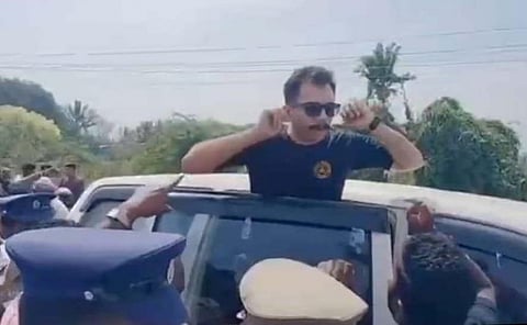 CISF cop assaults TNSTC driver for not giving way