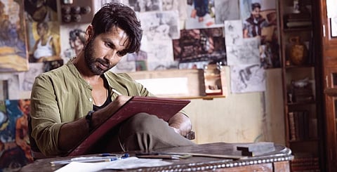 Stills from Farzi featuring (above) Shahid Kapoor