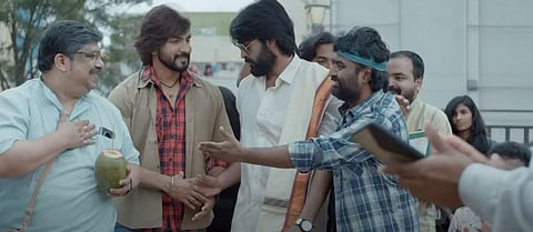 A still from the trailer of the movie 'South Indian Hero' (Photo | Youtube)