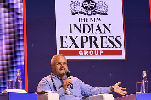 Sunil Ambekar, Akhil Bharathiya prachar pramukh.(Photo| Ashwin Prasath Express)