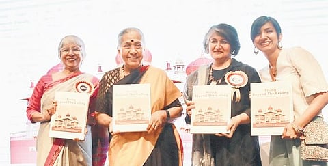 (L to R) Zoya Fatehally, Margaret Alva, Farah Usmani and Aiman Ansari at the book launch