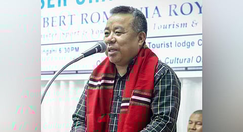 Mizoram Sports minister Robert Romawia Royte. (Photo | Robert Romawia Royte Facebook)