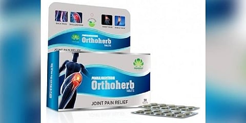 Orthoherb Tablet. Image used fro representational purpose (Photo | Amazon.in)