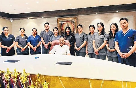 Nepal dental students visit Chennai college