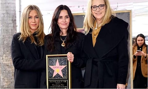 From left, Jennifer Aniston, Lisa Kudrow, Courteney Cox