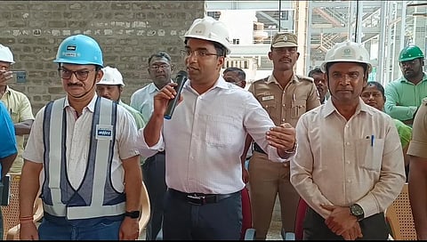 Top officials interacted with migrant labourers employed at various thermal power plants in the district to allay any fears created by the misinformation spread on social media.  