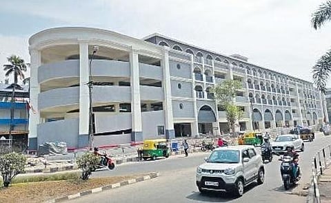 ​  The multi-level car parking facility at Thampanoor | B P Deepu  ​