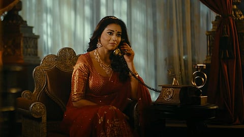 A still from the trailer of 'Kabzaa' starring Shriya Saran. (Photo | YouTube screengrab)