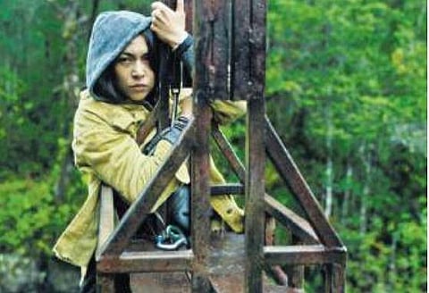 A still from the film Sayen