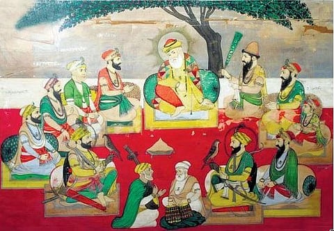 The early gurus of Sikhism