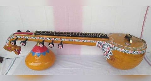 The hereditary artisans of Sarwasiddi family of Gollapalli and Vadada under Bobbili mandal are making Bobbili Veenas to present the delegates of G20 Summit.