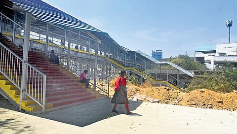The newly constructed foot overbridge at Guindy railway station | Martin Louis