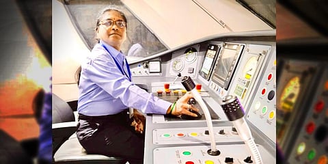 Surekha Yadav, the first woman loco pilot of Vande Bharat Express. (Photo | Twitter)