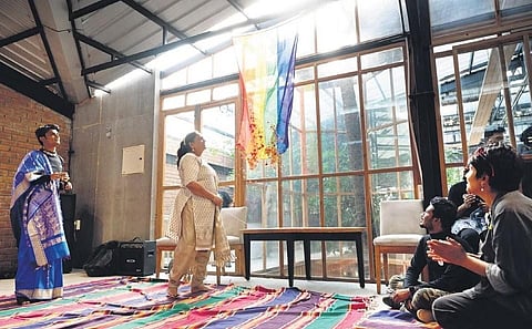 Alt+Art festival held at Fika, Adyar. (Photo | Shweta Balaji)