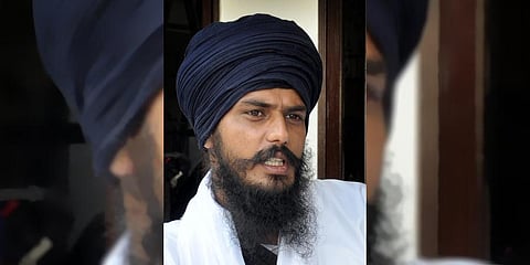 An undated photo of radical preacher Amritpal Singh 