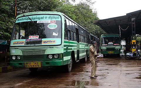 Image of a TNSTC bus used for representational purpose (File Photo |  Nakshatra Krishnamoorthy, EPS)