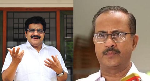 M K Muneer (left) , P M A Salam