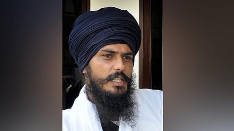 Pro-Khalistani activist and chief of Waris Punjab De Amritpal Singh. 