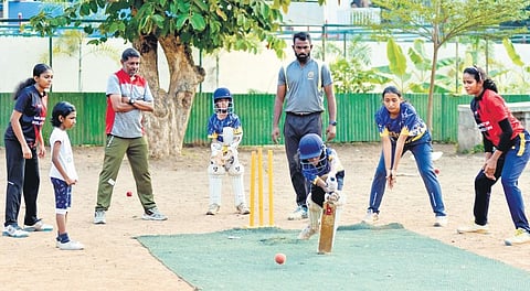 Scenes from a coaching session at St George Government School in Kochi | A Sanesh