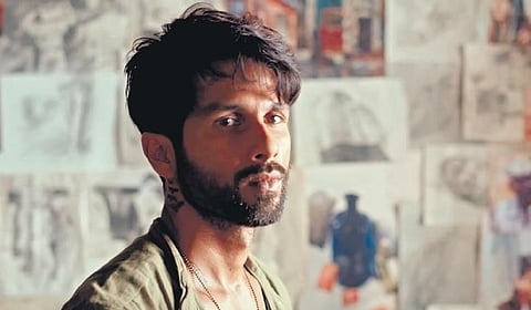 Actor Shahid Kapoor seen in a still from ‘Farzi’. (File Photo)