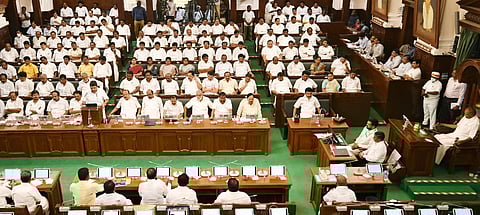 Tamil Nadu Finance Minister Palanivel Thiaga Rajan presents the State Budget for 2023-24. (Photo | Express)