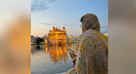 Guneet Monga at the Golden Temple (Photo | Guneet Monga Instagram)