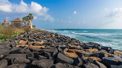 Representational image of Poompuhar beach. (Photo | Tamil Nadu Tourism)