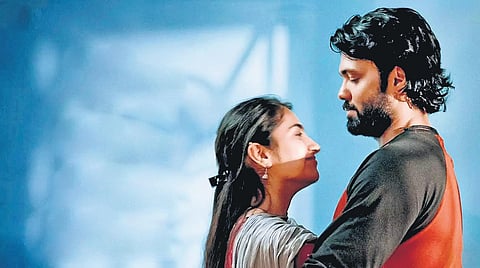 A still from the film 'Sapta Sagaradaache Ello'