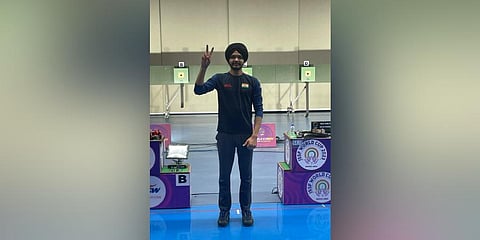 Sarabjot Singh. (Photo | NRAI Twitter)