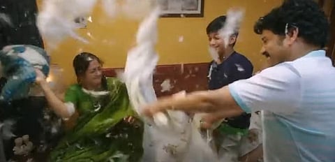 A still from the teaser of the movie 'Kaathal'